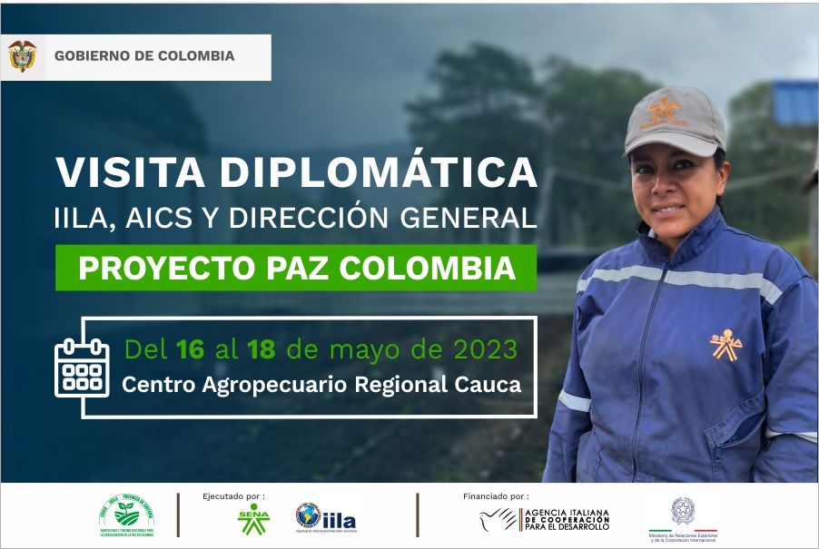 Visita Diplomática IILA, AICS y Dirección General Proyecto Paz Colombia
