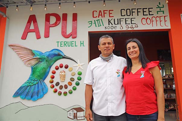 Catalina Castillo es la propietaria de Apu S.A.S., empresa que produce y comercializa café 