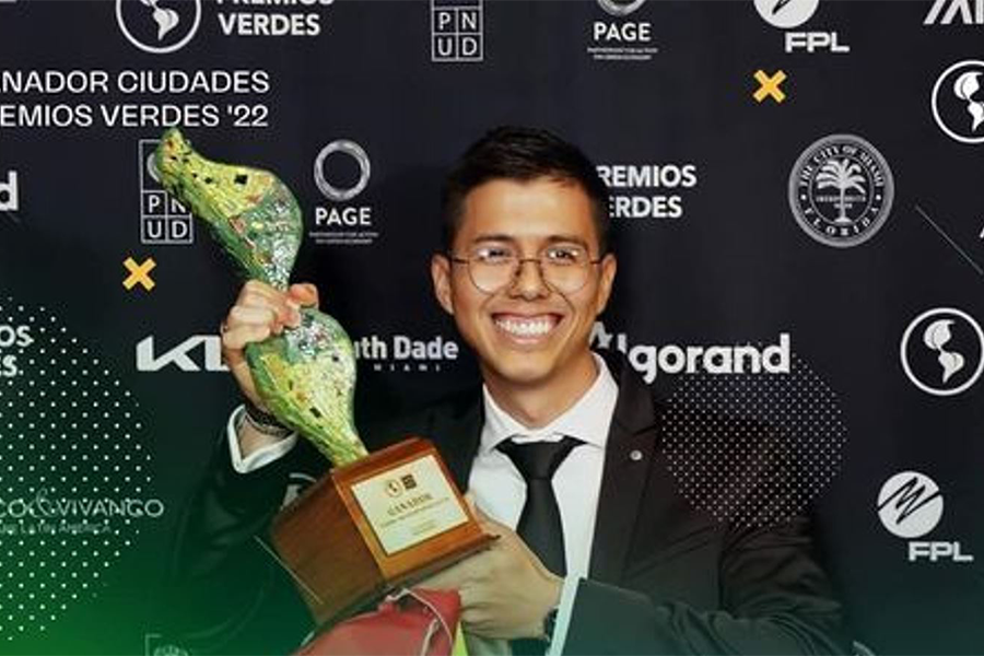 Imagen sobre los premios verdes de iberoamérica 2022 para un risaraldense