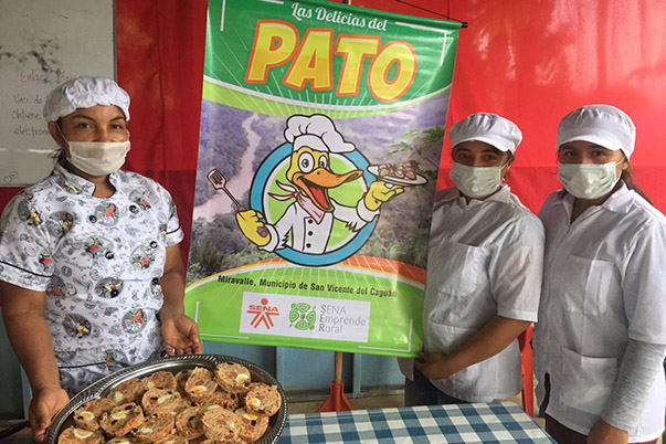 Con “Las Delicias del Pato”, aprendices cocinan por la paz en Caquetá