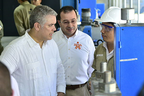 “SENA es la entidad más importante de América Latina en formación para el Trabajo”: Iván Duque