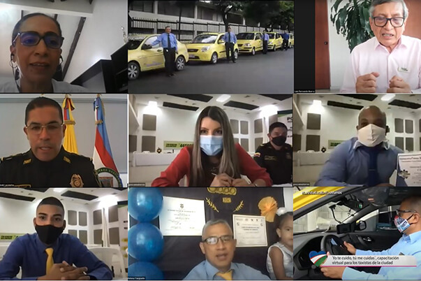 La ceremonia virtual que contó con la participación de los taxistas y personalidades la Región se puede recrear nuevamente en: h