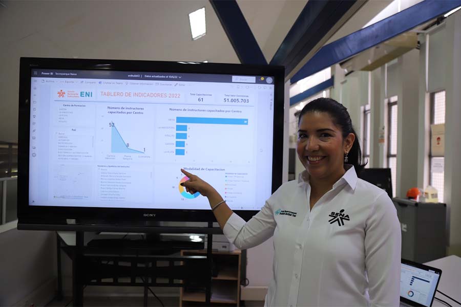 Desde la línea de tecnologías virtuales, Tecnoparque Neiva apoyó el desarrollo del sistema de indicadores de la Escuela Nacional