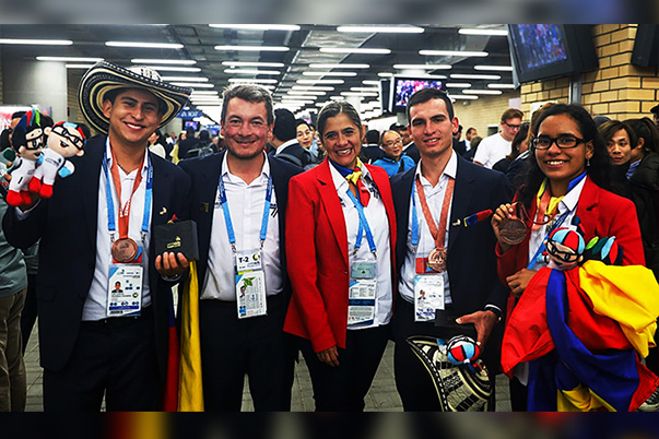 Dos medallas de bronce para Colombia en WorldSkills International 