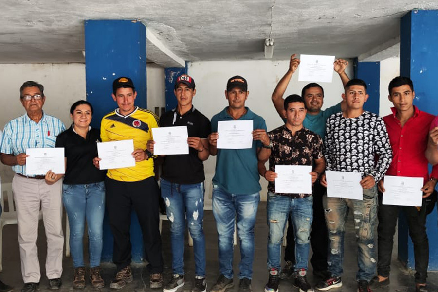 Campesinos del corregimiento de San Luis, en Neiva, se certificaron con CampeSENA. Ahora tienen nuevas oportunidades de desarrol