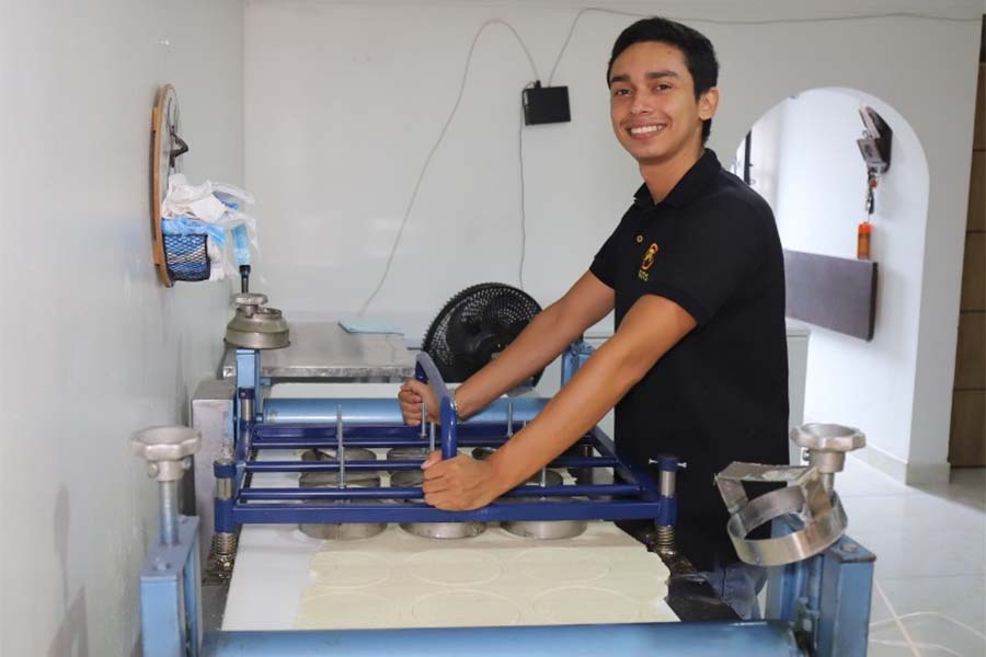 Matriz troqueladora para fabricación de arepas, creado con el apoyo de Tecnoparque Nodo Neiva