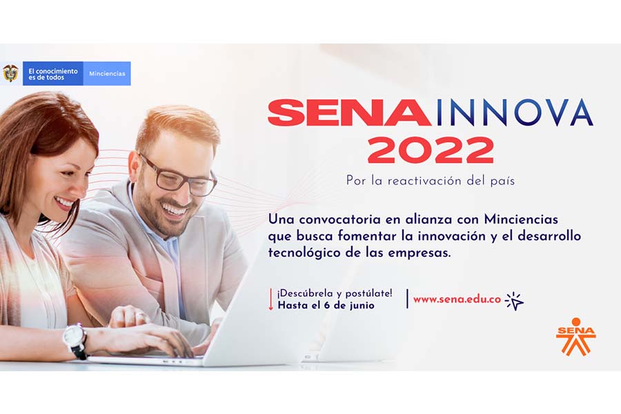 Los interesados podrán inscribirse a www.sena.edu.co/empresarios o a www.minciencias.gov.co