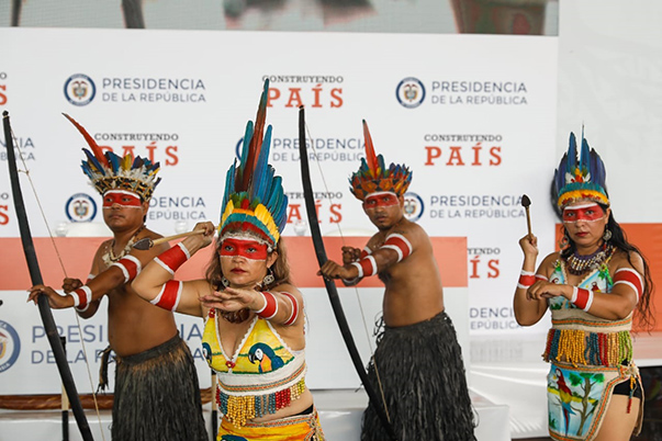 El Amazonas mostró su cultura en el Taller Construyendo País