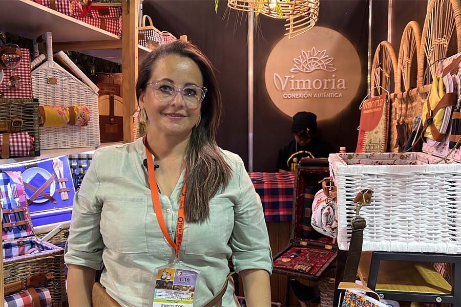 Ella es Sofía Bermúdez, creadora de Vimoria, una empresa de artesanías beneficiada con $50 millones de la ‘Línea Crecer’. 