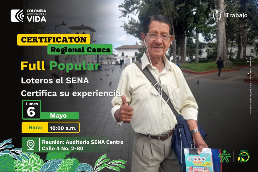 imagen Certificaton Full Popular Regional Cauca